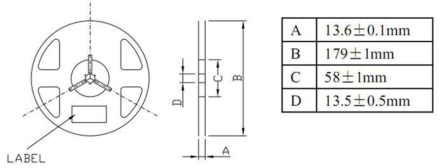 Cool white 0.5W 5730 smd led chip 7