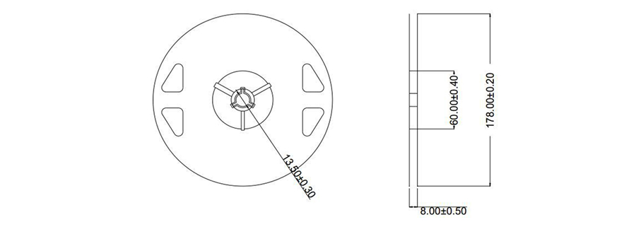 Cool white 130-140LM 1W 2835 smd led 6